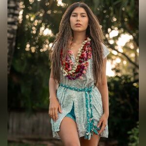 SEA SHELL BELT in blue - by the sea organics